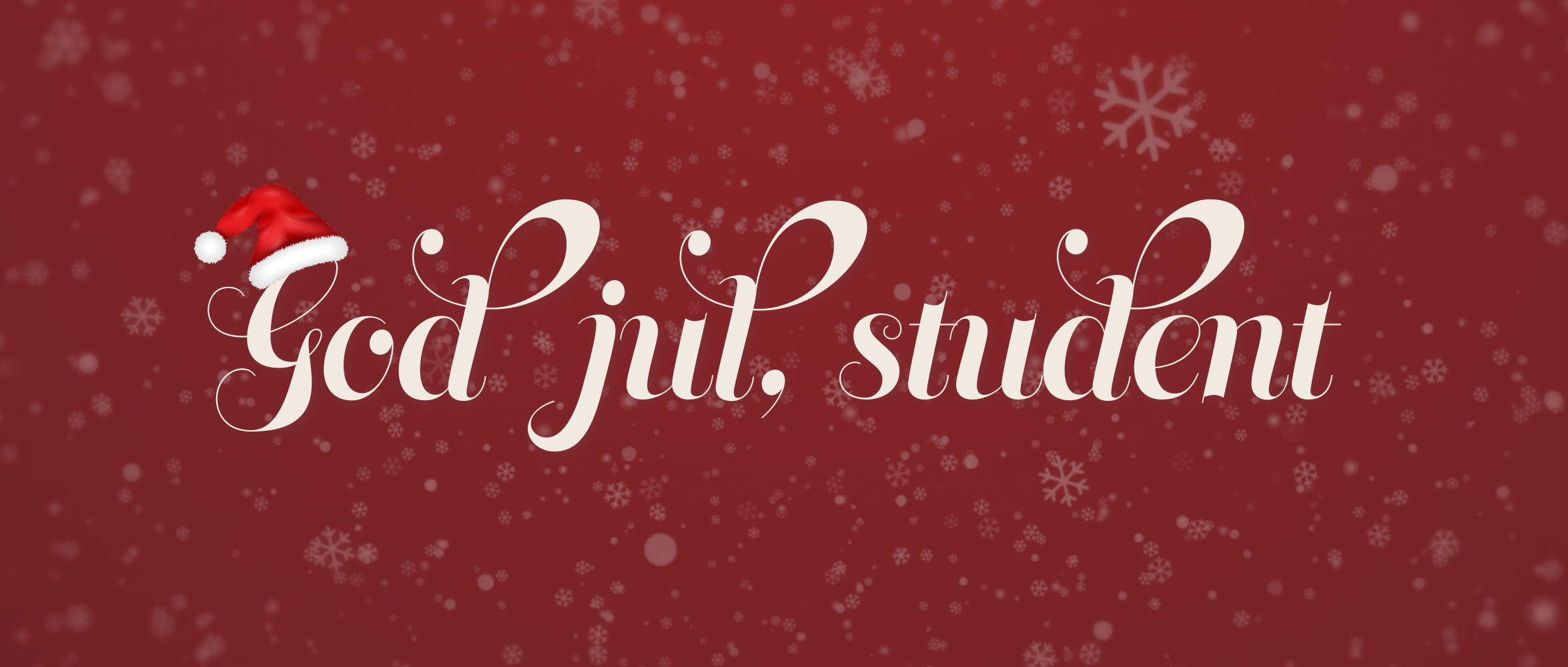 God Jul, student